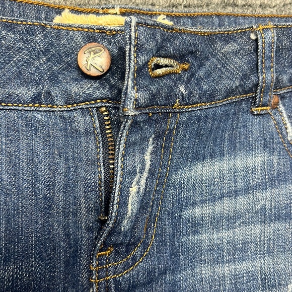 Rampage Women’s Blue Jean Short Skirt (3520) - Picture 2 of 7